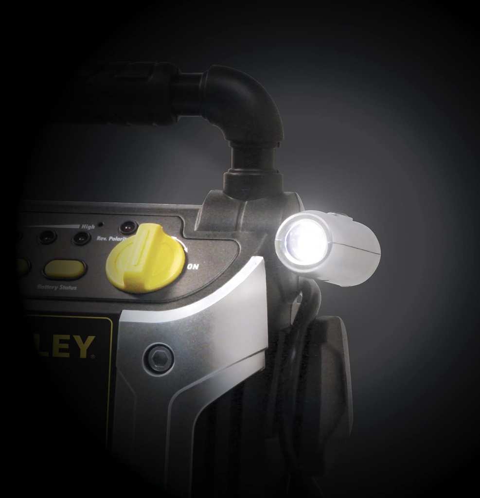 STANLEY J309 Portable Power Station Jump Starter: 600 Peak Amps, 3.1A USB Ports, Battery Clamps 