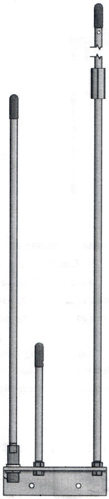 Phoenix VHF/UHF JPOLE Base Antenna 2M/70CM  143-149 MHz + 437-450 MHz
