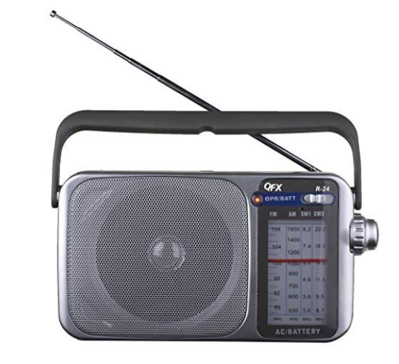 QFX R-24 PORTABLE AM/FM/SW1-SW2 RADIO