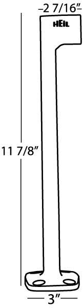 Heil RS-1   12" Riser for PL2T, SB-2 and HB-1