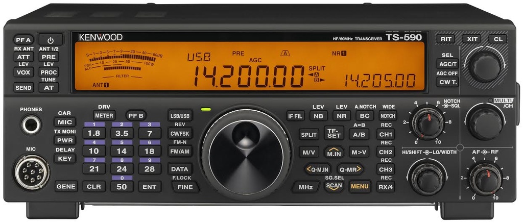 Bonus Kenwood TS-590SG HF plus Six Meter 100 Watt Full DSP 500 Foot Roll of Coax