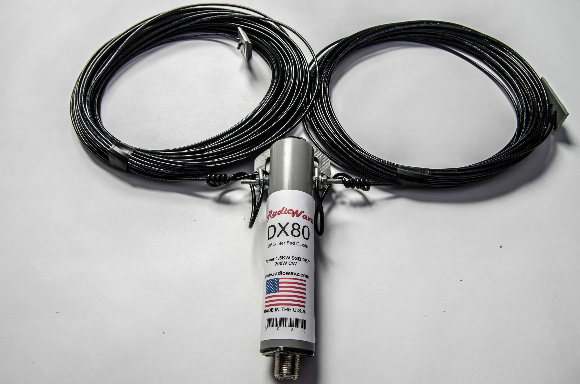 RadioWavz DX80  80 Meter Off Center Fed Dipole Windom 1500 Watt SSB