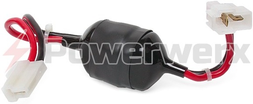 Powerwerx DC Line Noise Filter (20 Amps max) with OEM-T in-line connectors