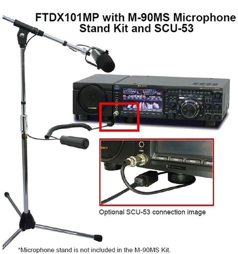 Yaesu M-90MS Microphone and Stand Mounting Kits M-90MS