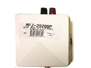 MFJ MFJ-2920BP 9:1 Ferrite Bead Balun - 50 to 450 Ohms - 1.8 - 30 MHz- 1500 Watts -Portable with Binding Posts - SO-239