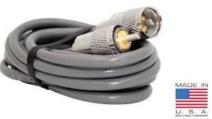 USA Made 75 Feet RG-8X Coax With Soldered PL-259's