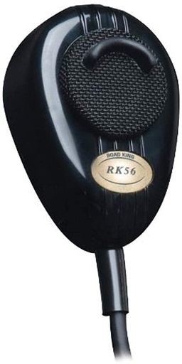 Road King RK56B Black 4-Pin Dynamic Noise Canceling CB Microphone