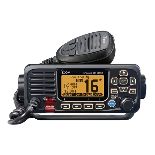 ICOM RKA M330 11 VHF Marine Boat Radio Radio Fixed Mount Refurbished