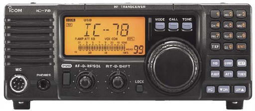 RKB-78 Icom IC-78 HF Transciever For Export only MARS CAP