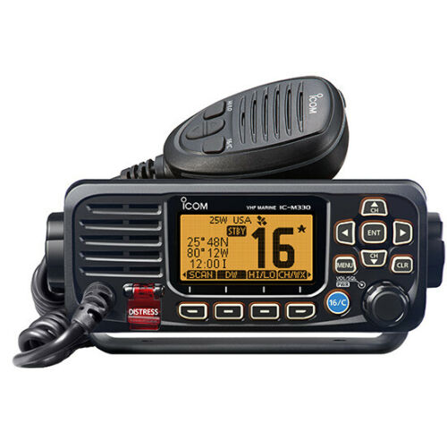 ICOM RKB M330G 31 GPS VHF Marine Boat Radio Radio Fixed Mount Refurbished