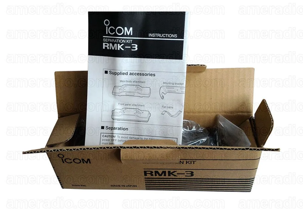 Genuine Icom RMK-03 Mobile Front Panel Detachment Kit
