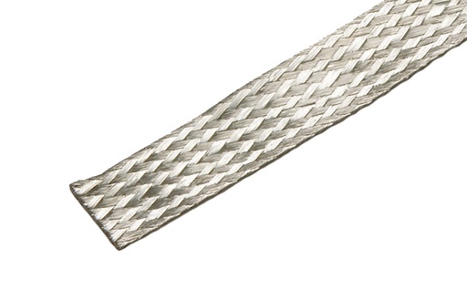RadCom USA Made 1" Ground Strap Tinned Copper Flat Braid