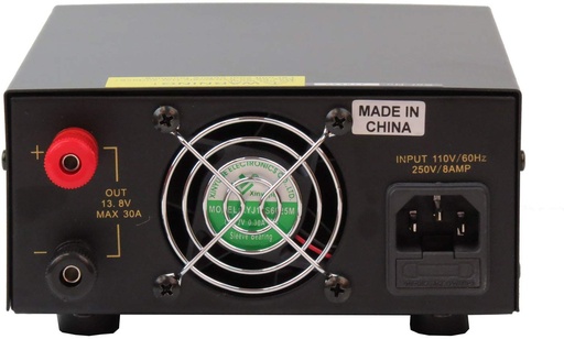 TekPower  TP30SWI 30 Amp DC 13.8V  Power Supply with Noise Offset Meter and Power Poles