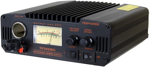 TekPower  TP30SWII 30 Amp DC 13.8V  Power Supply with Noise Offset and meter