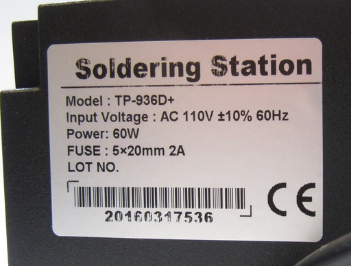 Tekpower TP-936D+  60 Watt Soldering Station,  Soldering Iron Station