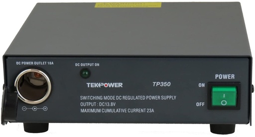 TekPower TP350 23 Amp DC 13.8V Switching Power Supply with Cigarette Plug